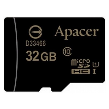 Карта пам'яті  Apacer MicroSDHC 32GB UHS-I (Class 10) (AP32GMCSH10U1-RA)