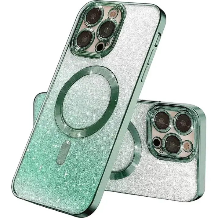 Чехол-накладка Cosmic CD Shiny Magnetic for Apple iPhone 15 Pro Max Green