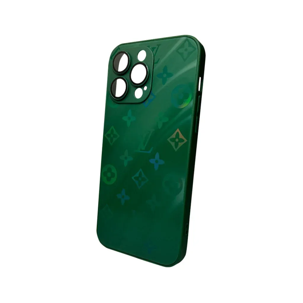 Чехол-накладка AG Glass Gradient LV Frame for Apple iPhone 12 Pro Cangling Green