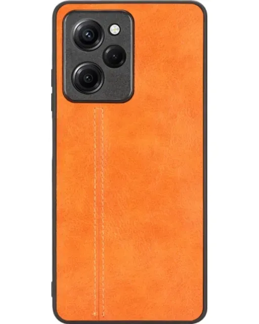 Чехол-накладка Cosmic Leather Case for Poco X5 Pro 5G Orange