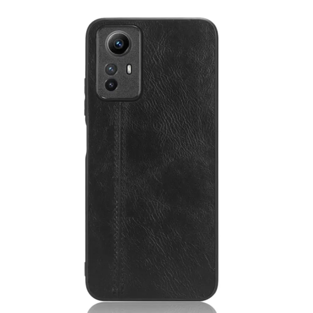 Чехол-накладка Cosmic Leather Case for Xiaomi Redmi Note 12s Black