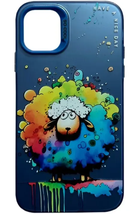 Чехол-накладка So Cool Print for Apple iPhone 12/12 Pro 6,Sheep