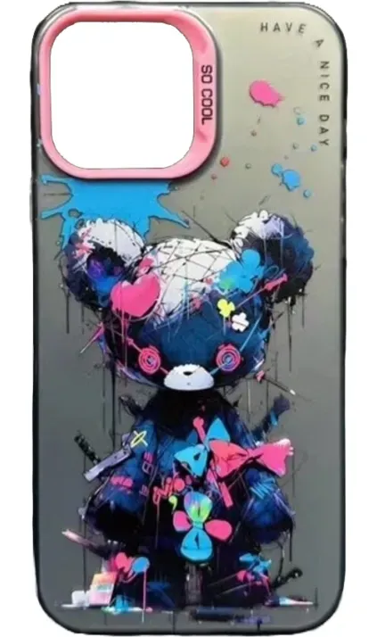 Чохол-накладка So Cool Print for Apple iPhone 15 16,Bear