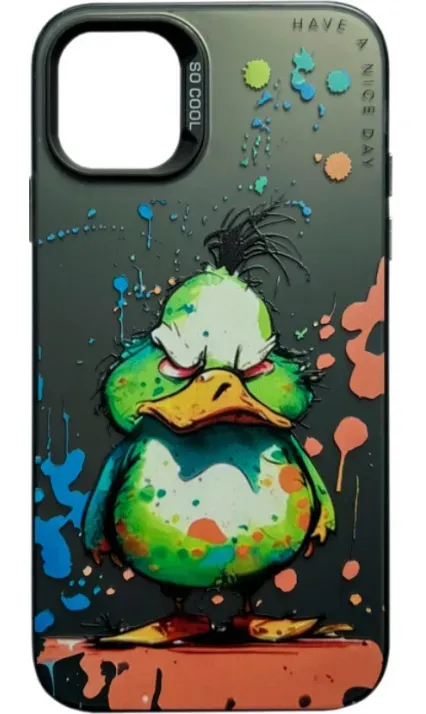 Чехол-накладка So Cool Print for Apple iPhone 12 Pro Max 12,Duck