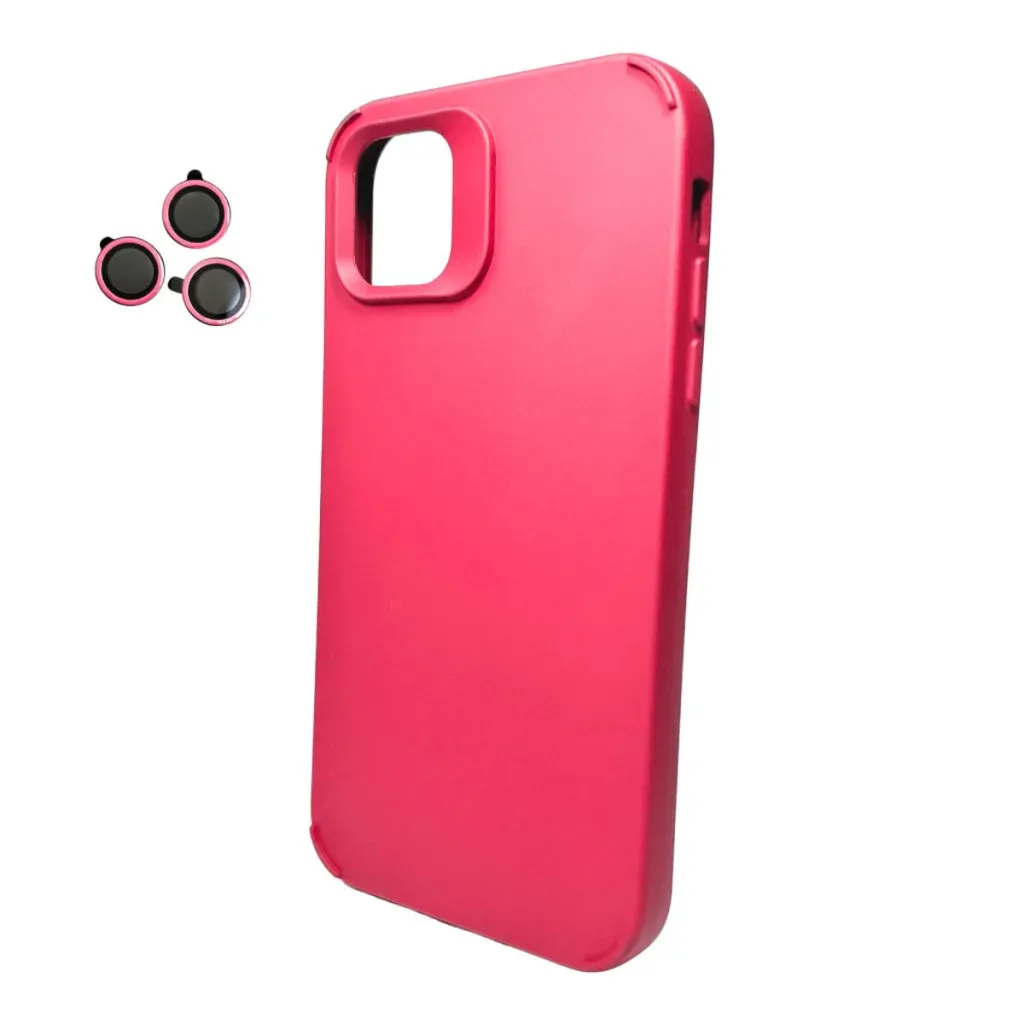 Панель Cosmic Silky Cam Protect for Apple iPhone 12/12 Pro Watermelon Red