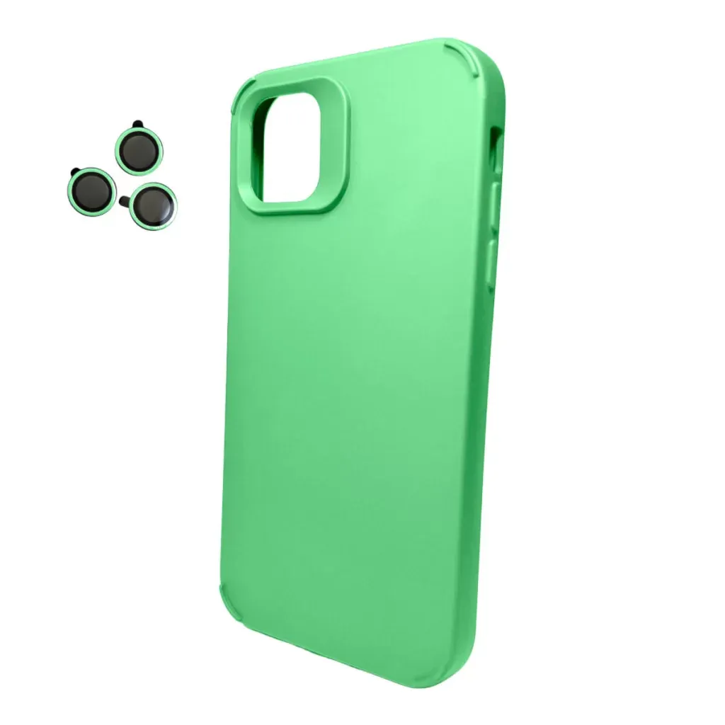 Панель Cosmic Silky Cam Protect for Apple iPhone 12/12 Pro Green