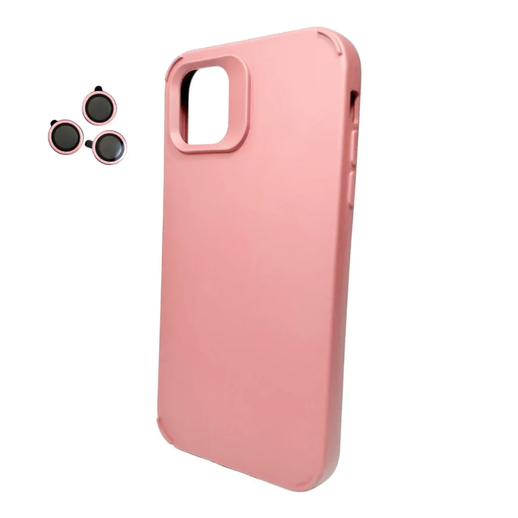 Панель Cosmic Silky Cam Protect for Apple iPhone 12/12 Pro Pink