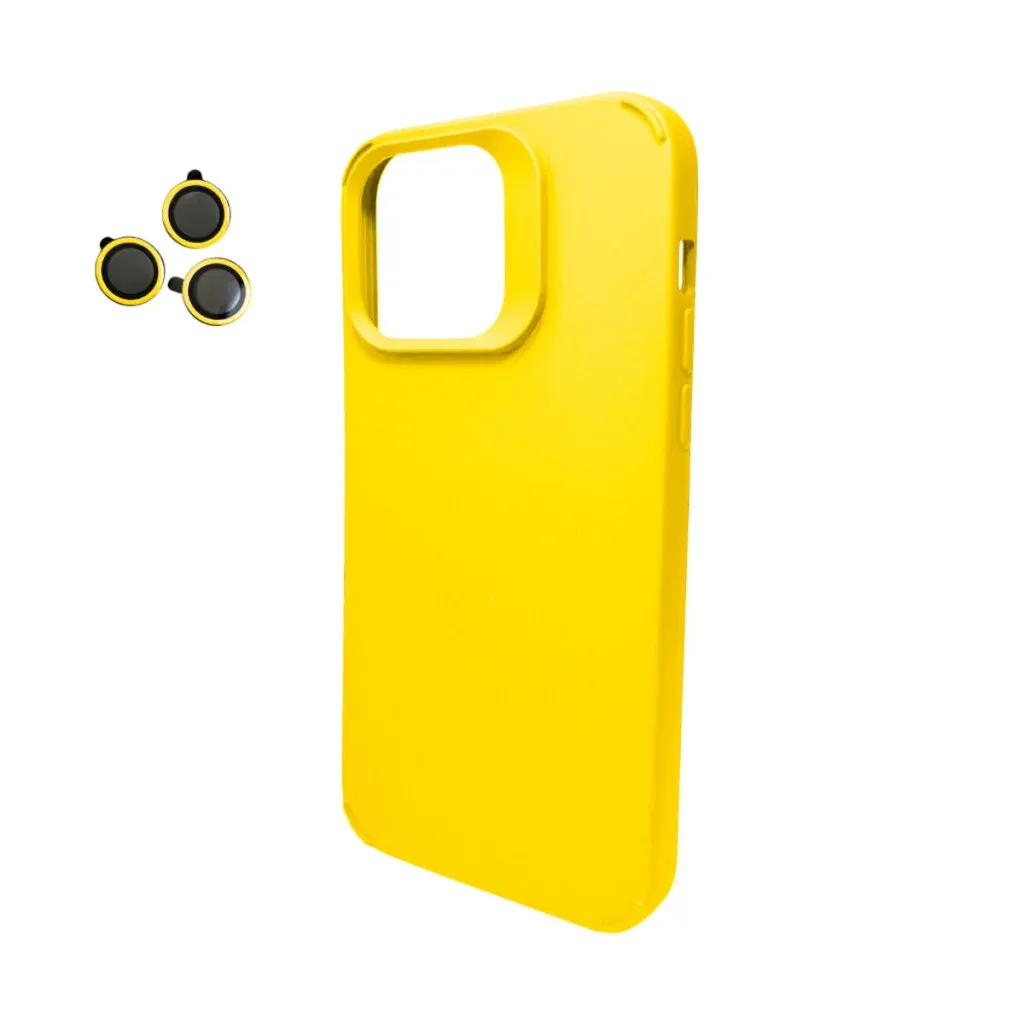 Панель Cosmic Silky Cam Protect for Apple iPhone 15 Yellow