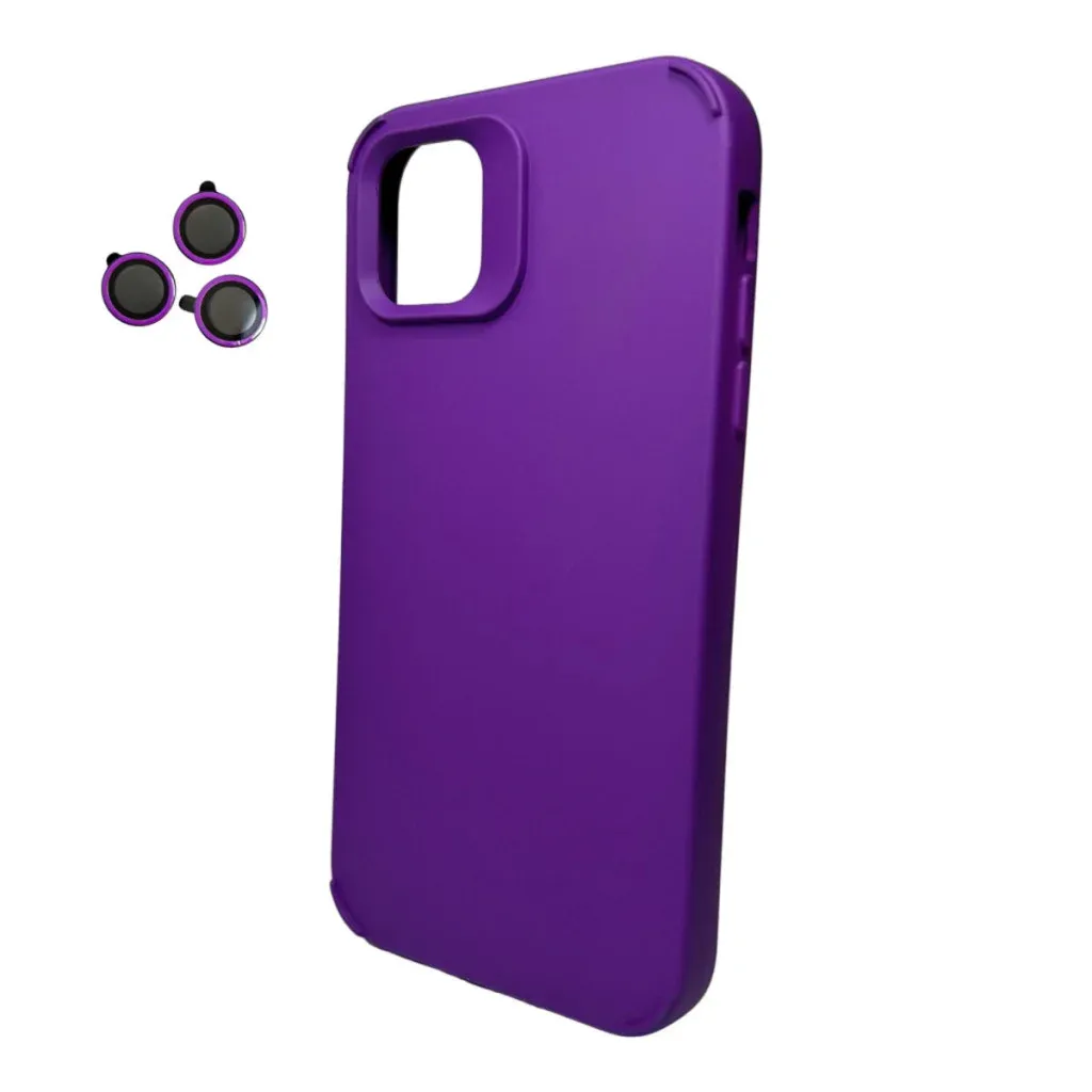 Панель Cosmic Silky Cam Protect for Apple iPhone 12/12 Pro Deep Purple