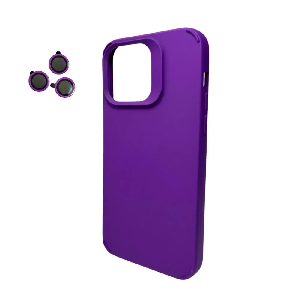 Панель Cosmic Silky Cam Protect for Apple iPhone 15 Pro Deep Purple