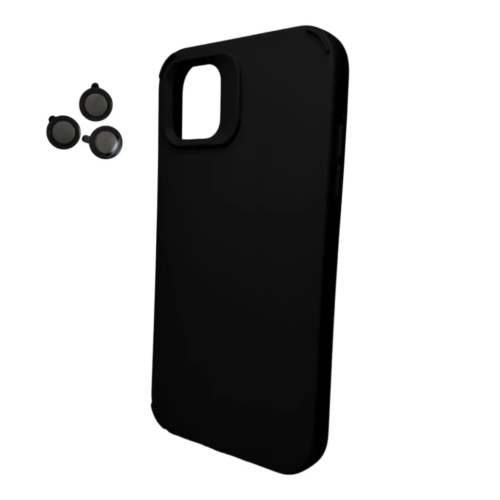 Панель Cosmic Silky Cam Protect for Apple iPhone 12/12 Pro Black