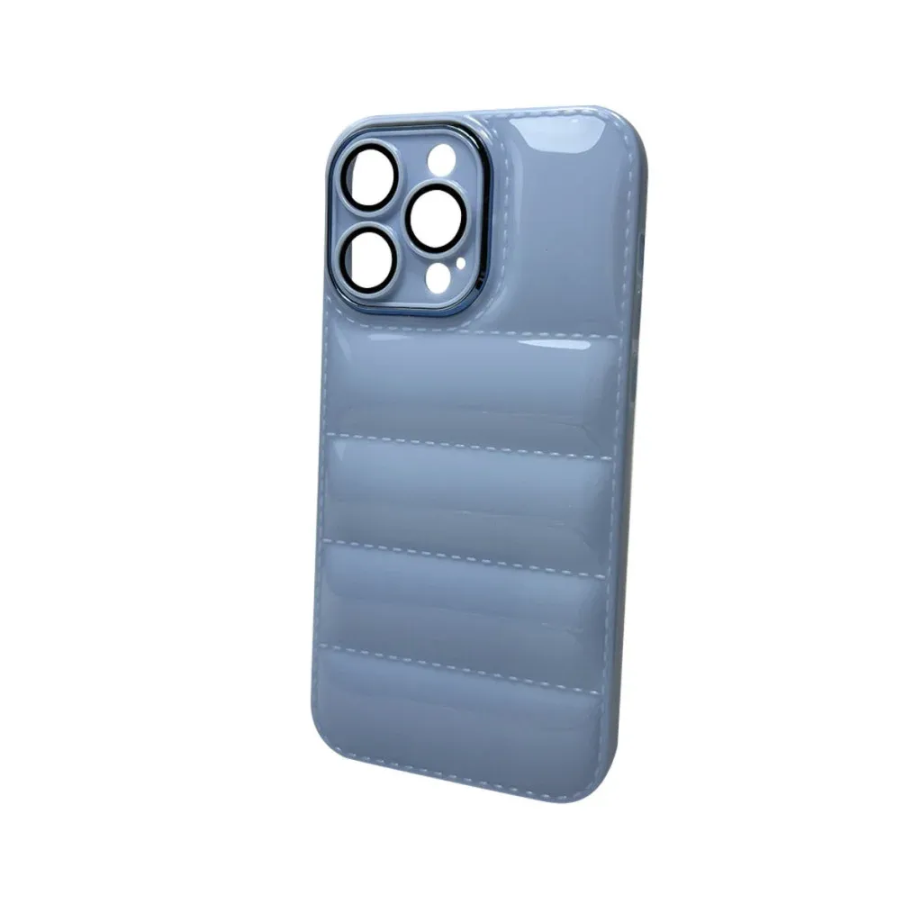 Панель Down Jacket Frame for Apple iPhone 15 Pro Light Blue