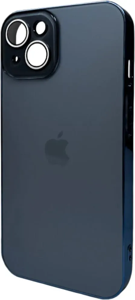 Чохол-накладка AG Glass Sapphire Frame MagSafe Logo for Apple iPhone 14 Gun Grey