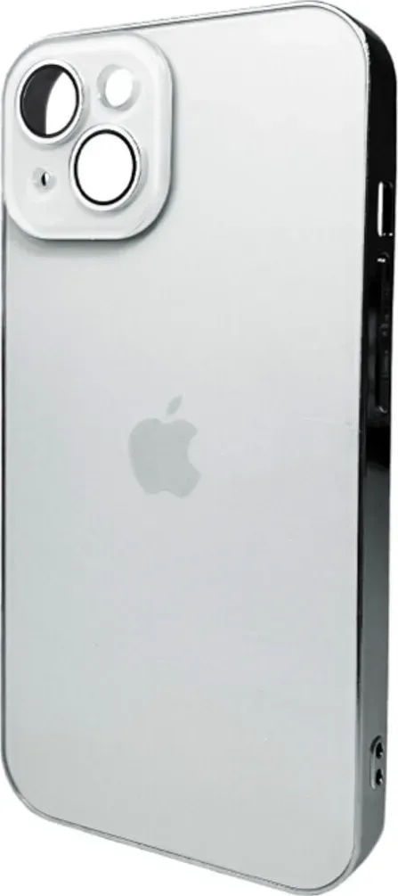 Чохол-накладка AG Glass Sapphire Frame MagSafe Logo for Apple iPhone 14 White