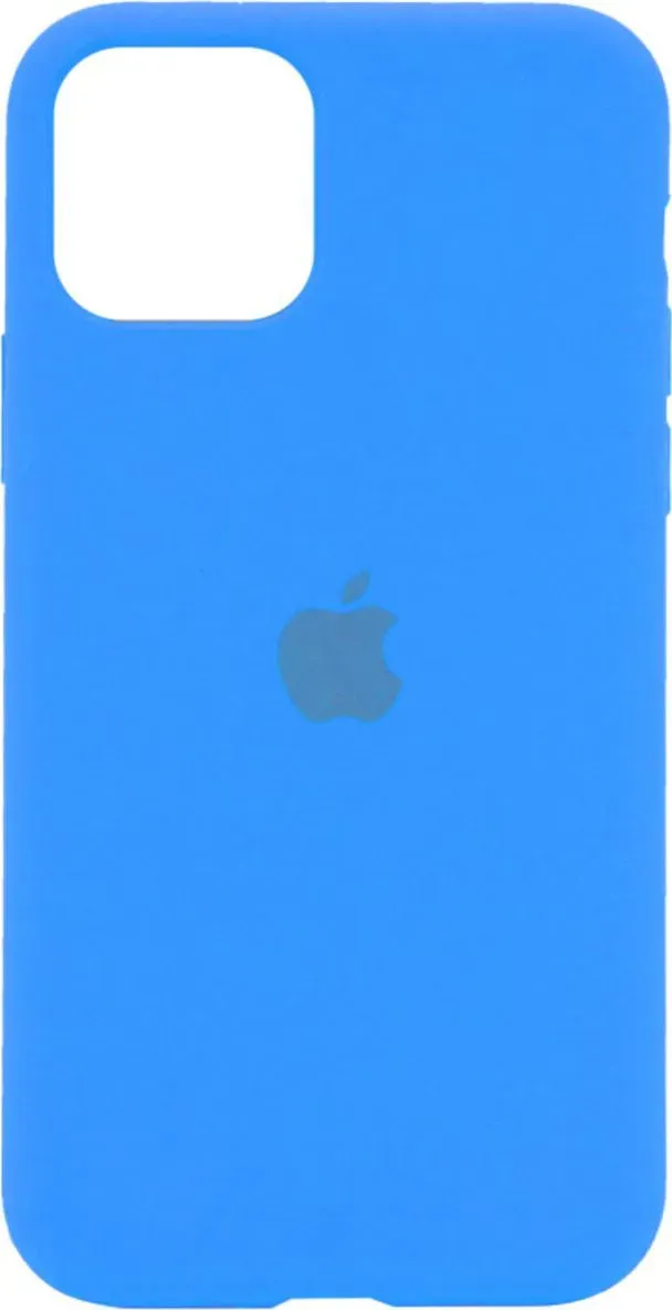 Чехол-накладка Silicone Full Case AA Open Cam для Apple iPhone 11 круглый 3,Royal Blue