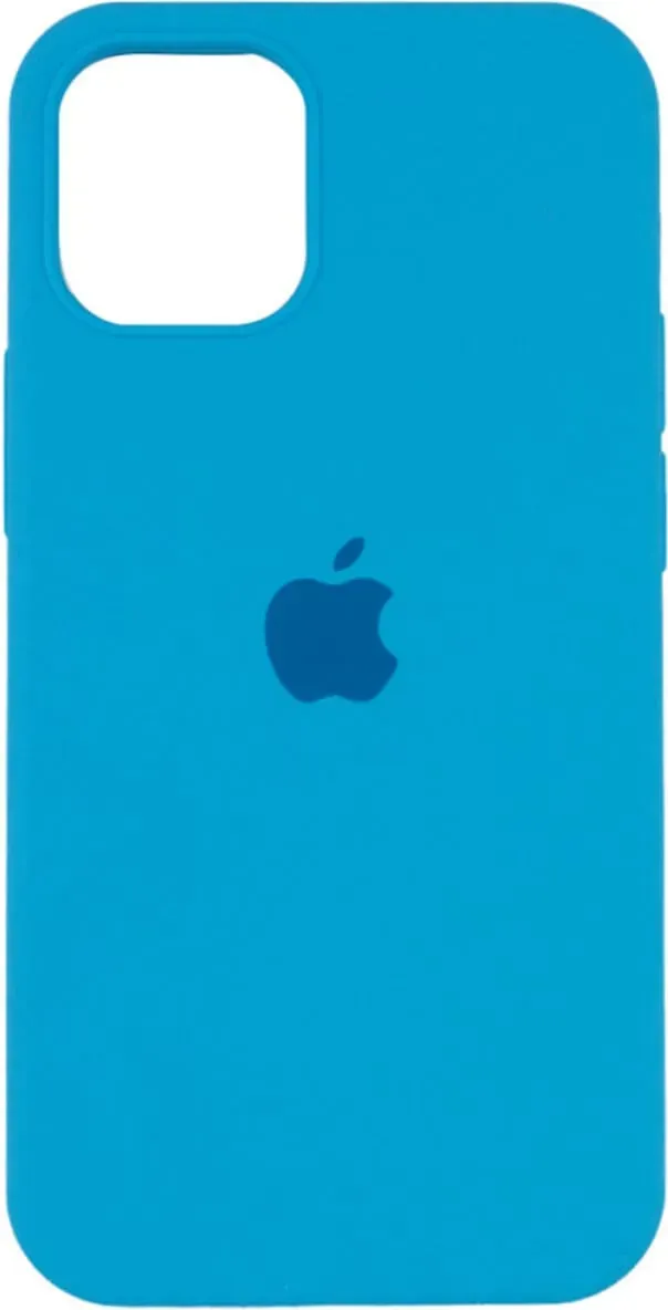 Чехол-накладка Silicone Full Case AA Open Cam for Apple iPhone 12 Pro 38,Surf Blue