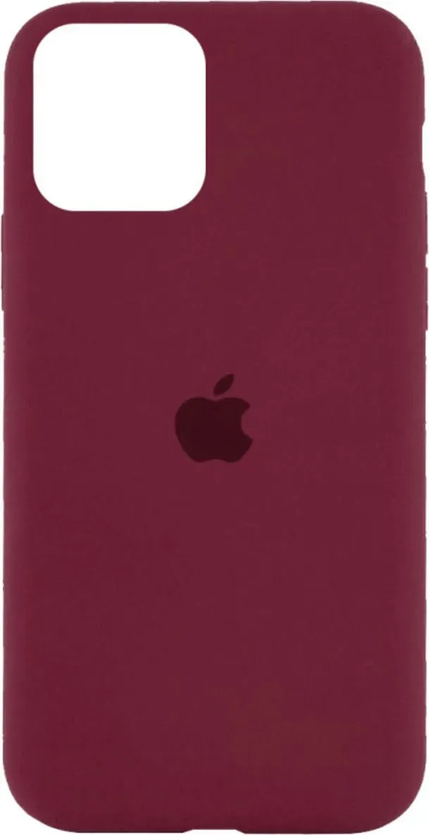 Чохол-накладка Silicone Full Case AA Open Cam для Apple iPhone 11 круглий 47,Plum