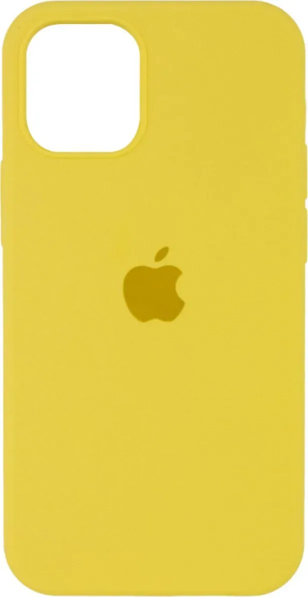 Чохол-накладка Silicone Full Case AA Open Cam for Apple iPhone 12 Pro 56,Sunny Yellow