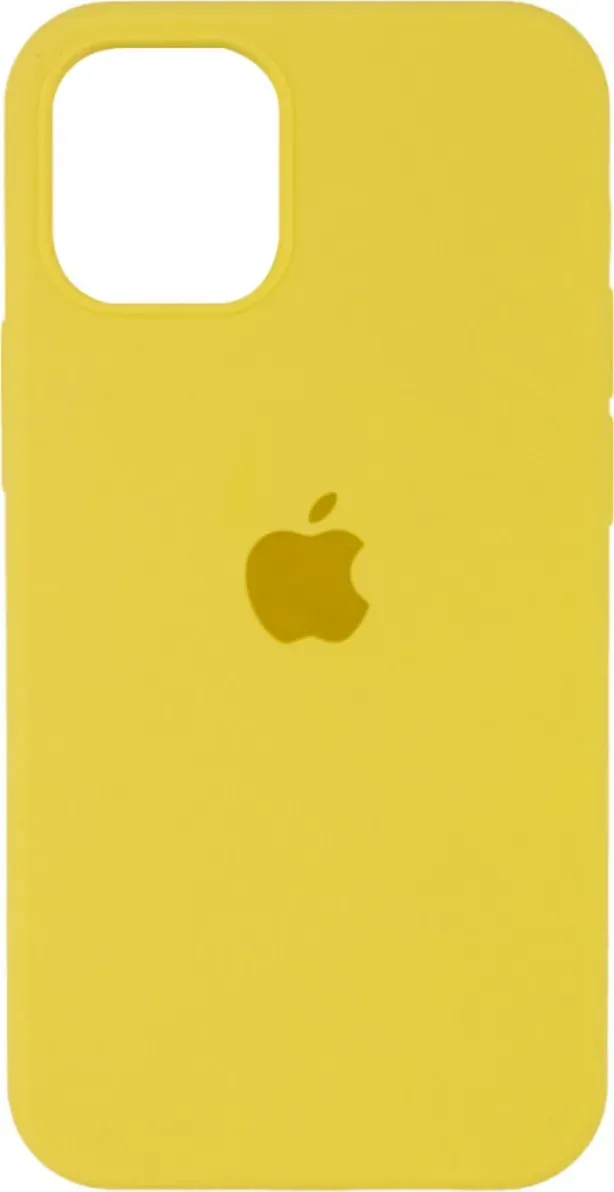 Чехол-накладка Silicone Full Case AA Open Cam for Apple iPhone 15 56,Sunny Yellow