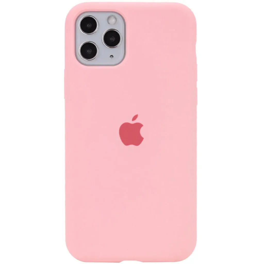 Чехол-накладка Silicone Full Case AA Open Cam для iPhone 11 Pro круглый 41,Pink