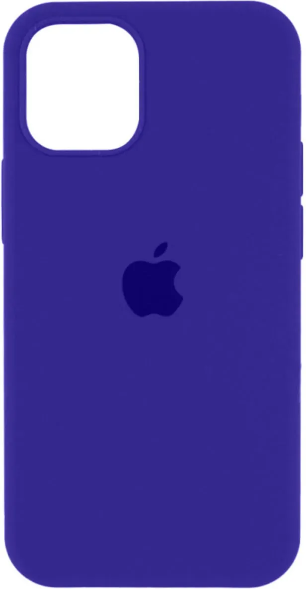 Чохол-накладка Silicone Full Case AA Open Cam for Apple iPhone 12 Pro Max 22,Dark Purple