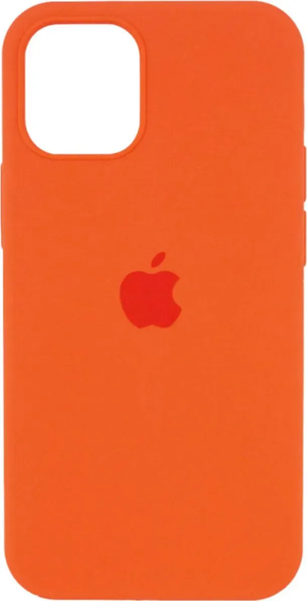 Чехол-накладка Silicone Full Case AA Open Cam for Apple iPhone 14 52,Orange