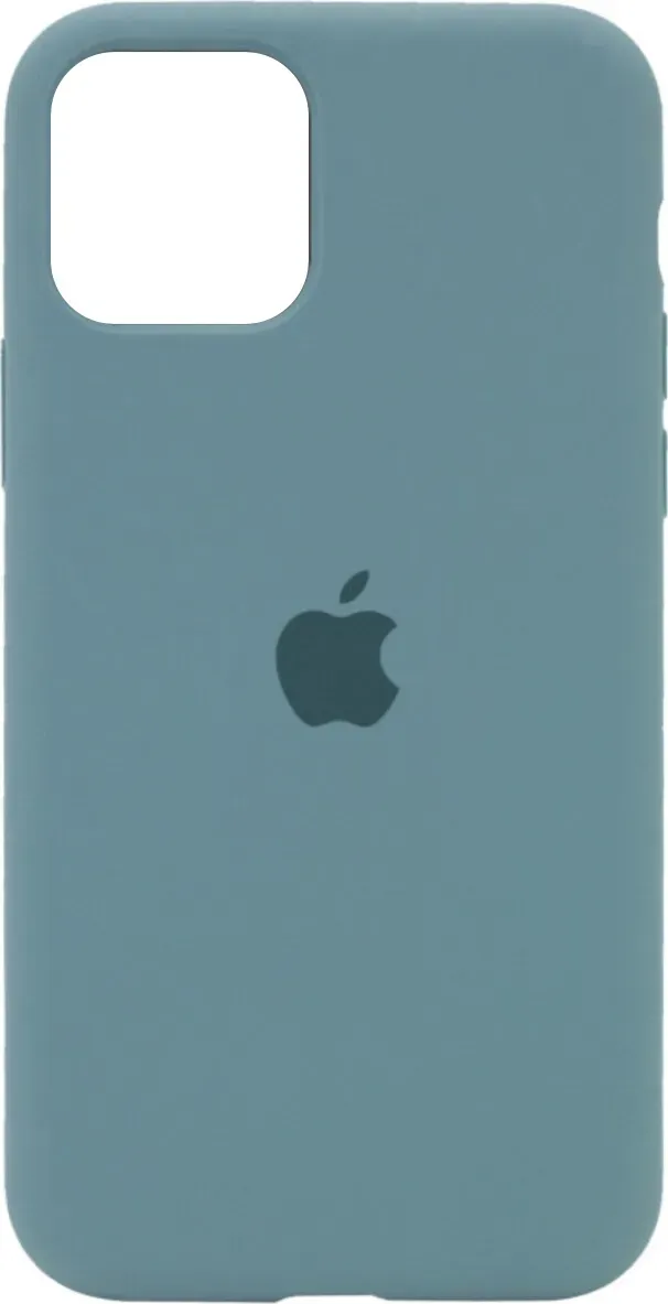 Чехол-накладка Silicone Full Case AA Open Cam для Apple iPhone 11 Pro Max круглый 46,Pine Green