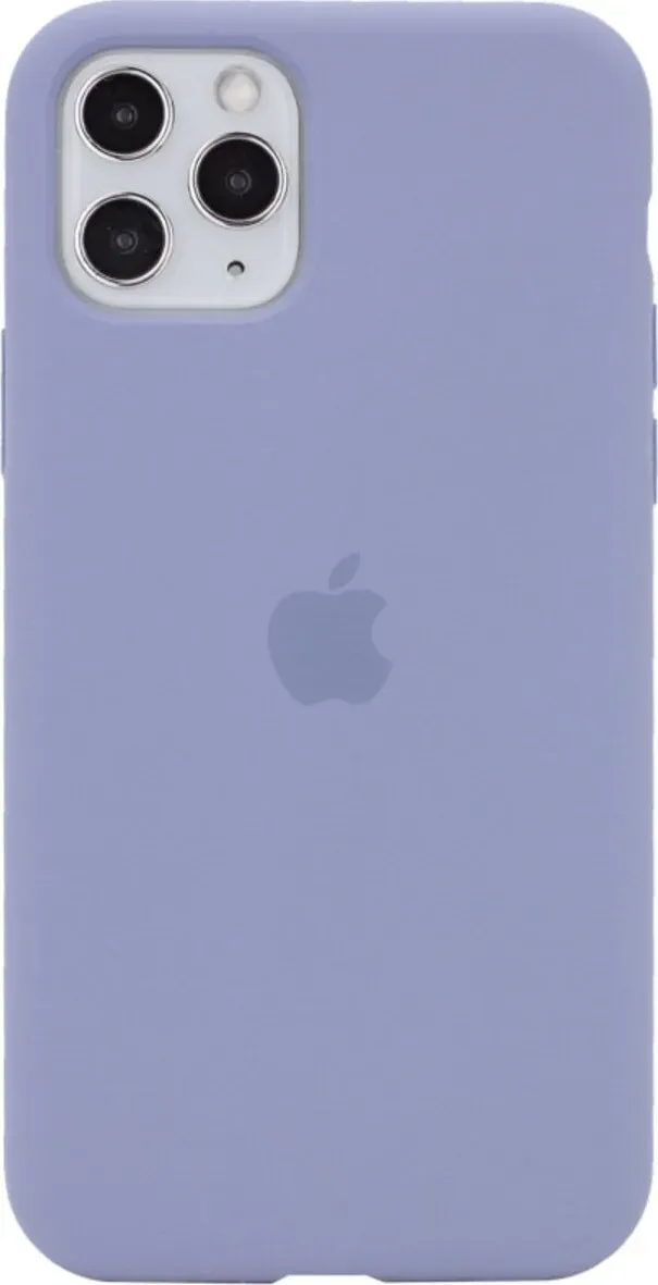 Чехол-накладка Silicone Full Case AA Open Cam для Apple iPhone 11 Pro Max круглый 28,Lavender Grey