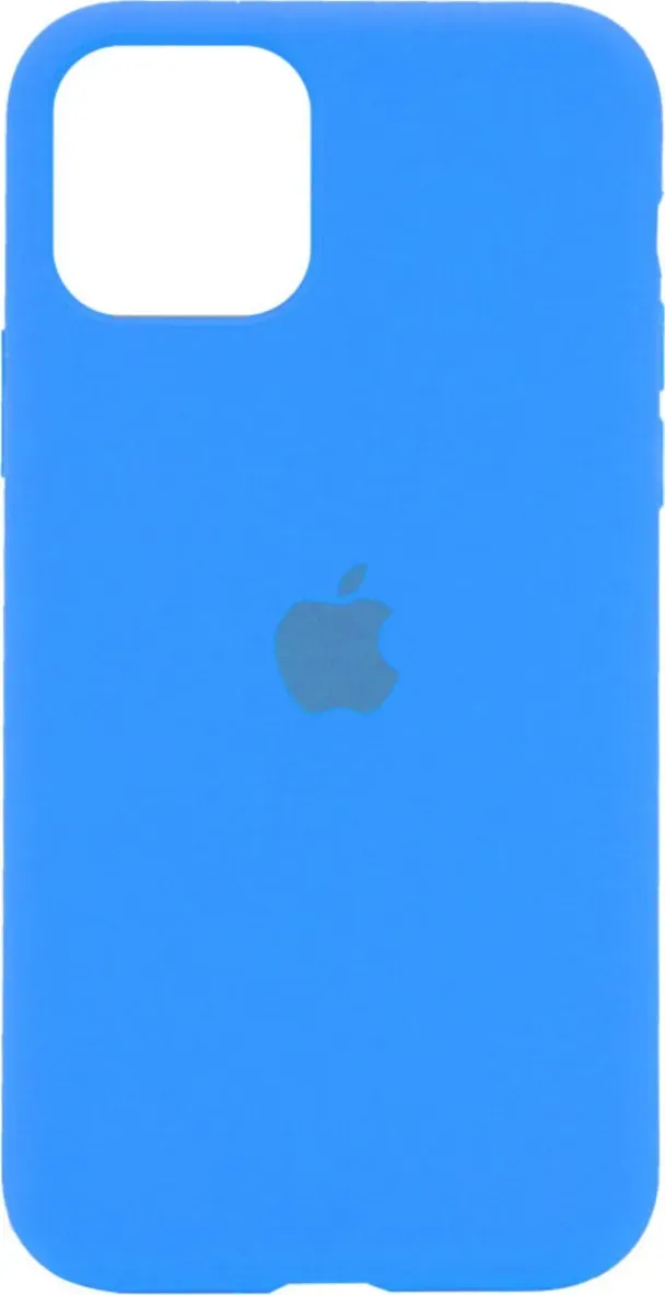 Чехол-накладка Silicone Full Case AA Open Cam для Apple iPhone 11 Pro Max круглый 3, Royal Blue