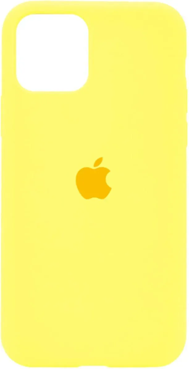 Чохол-накладка Silicone Full Case AA Open Cam для Apple iPhone 11 Pro круглий 56,Sunny Yellow