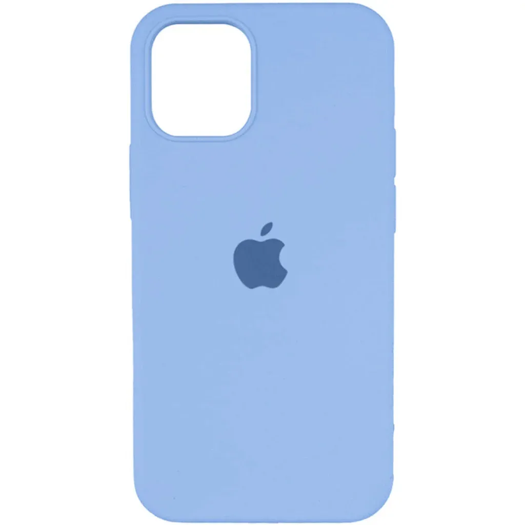 Чохол-накладка Silicone Full Case AA Open Cam for Apple iPhone 12 49,Cornflower