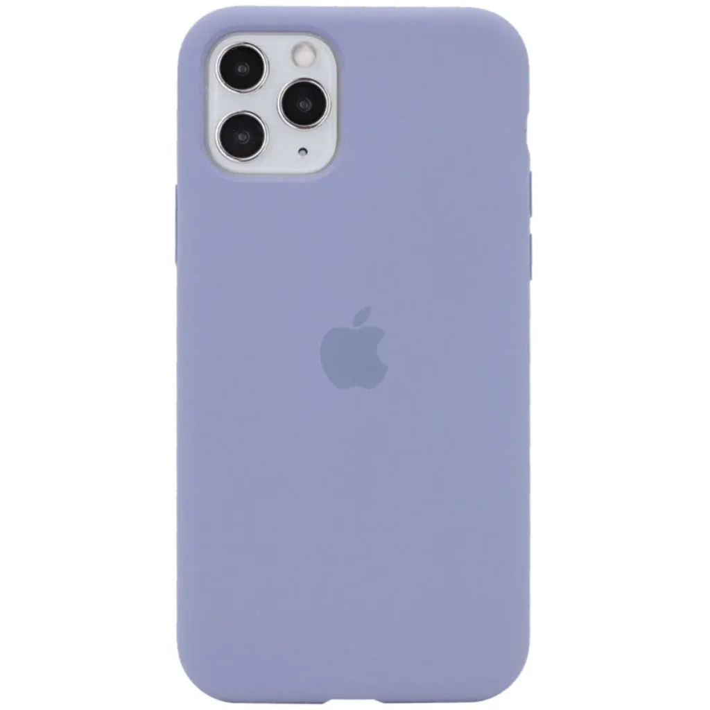 Чехол-накладка Silicone Full Case AA Open Cam для Apple iPhone 11 круглый 28,Lavender Grey