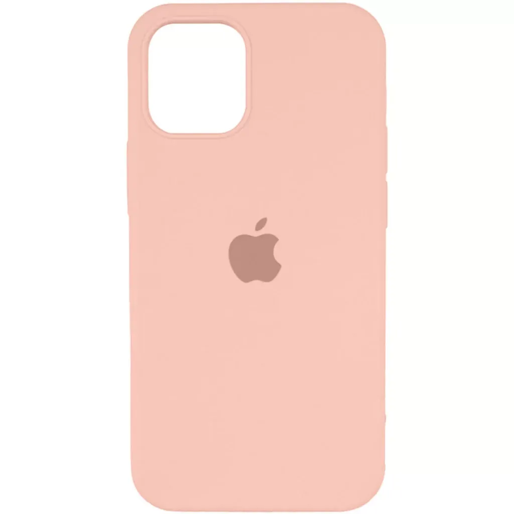 Чохол-накладка Silicone Full Case AA Open Cam for Apple iPhone 12 37,Grapefruit