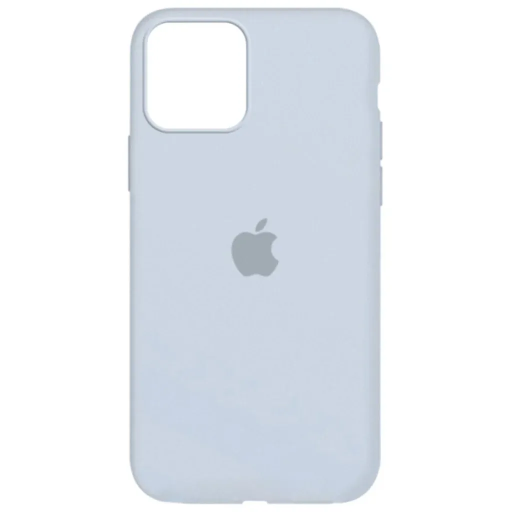 Чехол-накладка Silicone Full Case AA Open Cam for Apple iPhone 12 Pro Max 27,Mist Blue