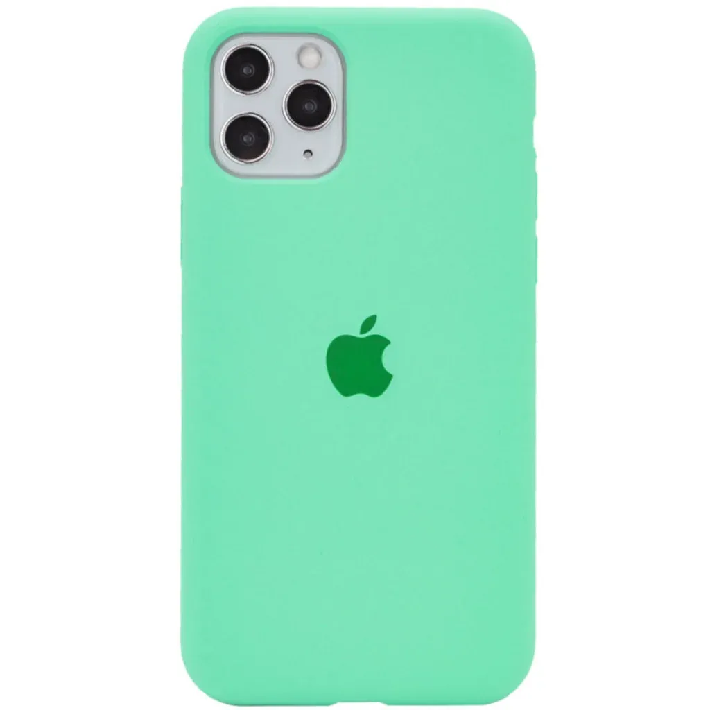 Чохол-накладка Silicone Full Case AA Open Cam для Apple iPhone 11 Pro круглий 30,Spearmint