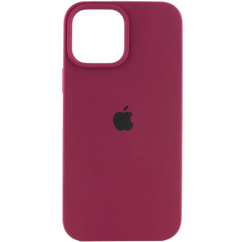 Чохол-накладка Silicone Full Case AA Open Cam for Apple iPhone 15 Pro Max 35,Maroon