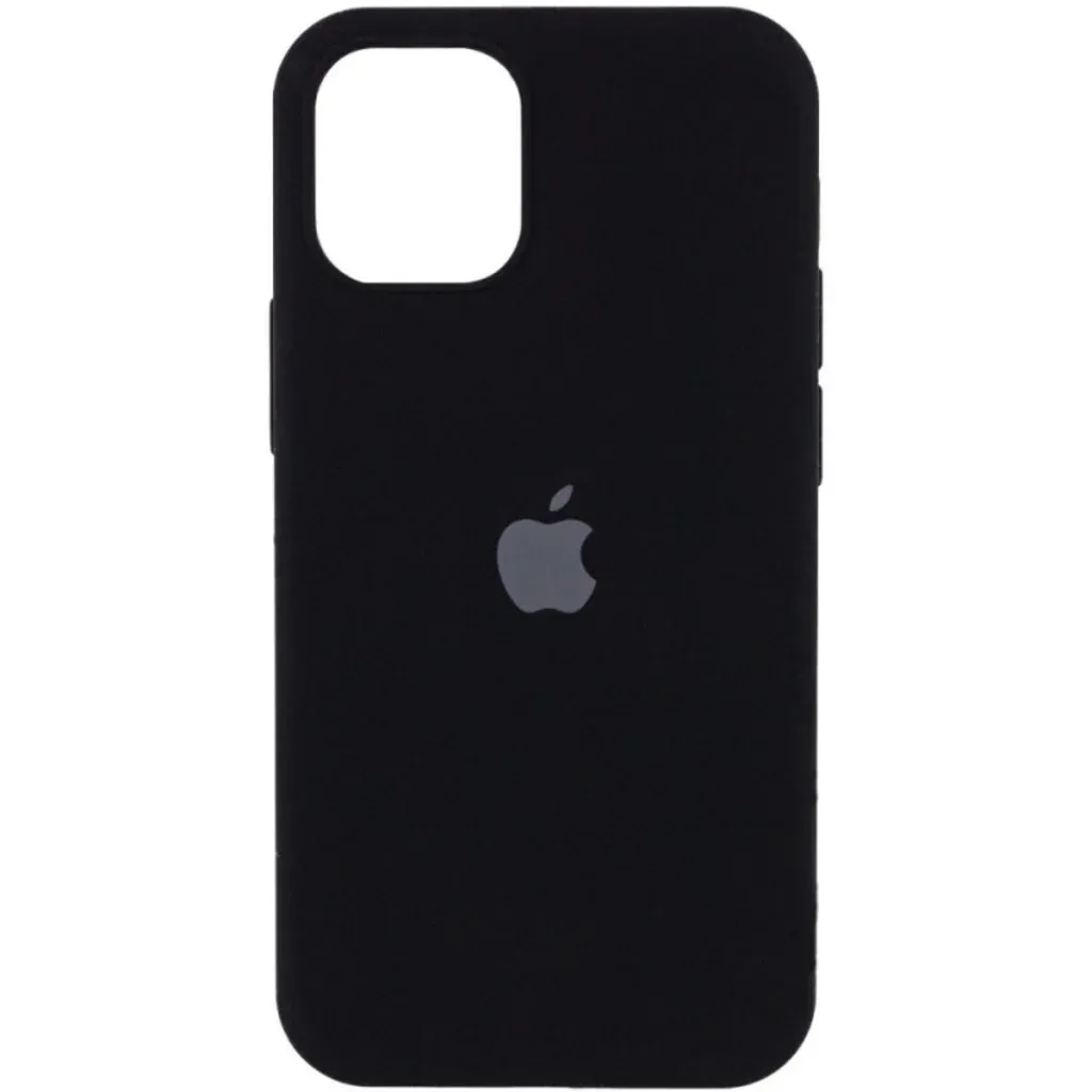 Чохол-накладка Silicone Full Case AA Open Cam for Apple iPhone 12 Pro Max 14,Black