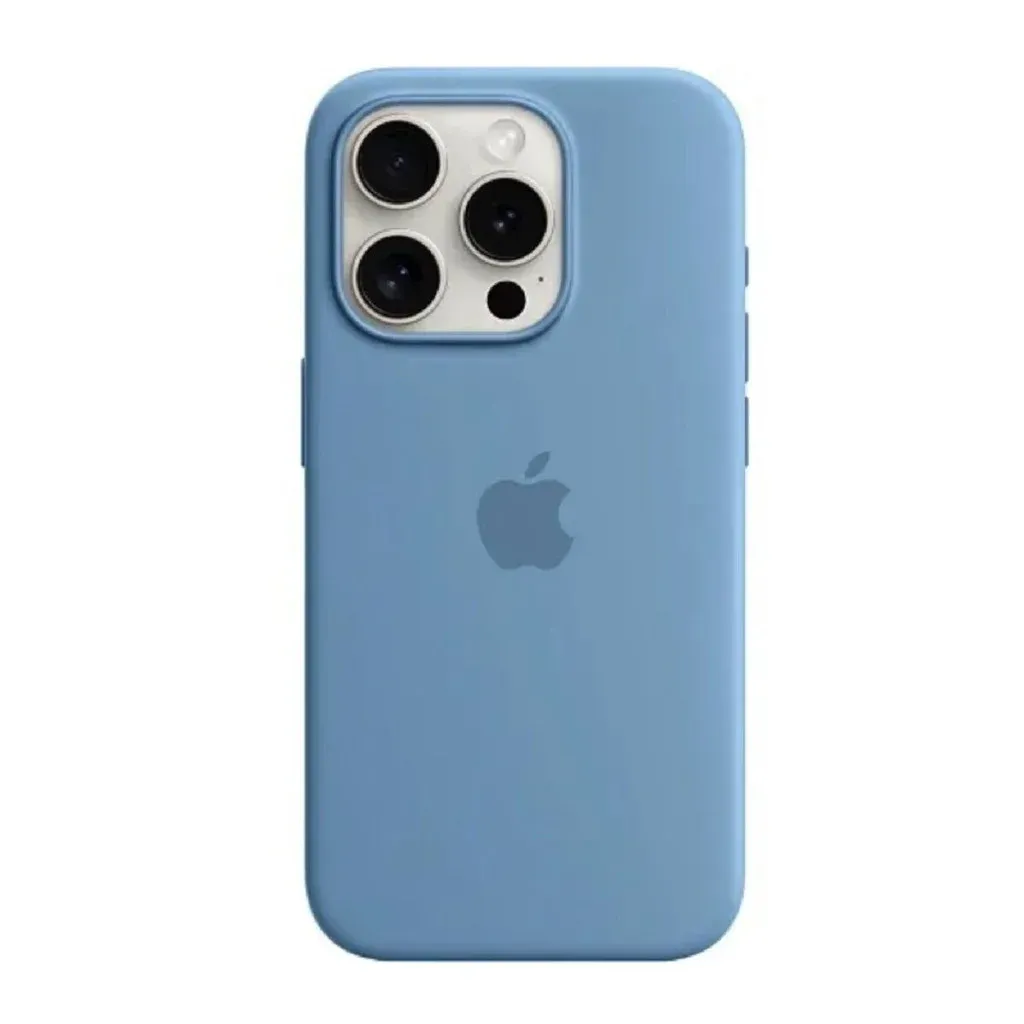 Чехол-накладка Silicone Full Case AAA MagSafe IC for iPhone 15 Blue