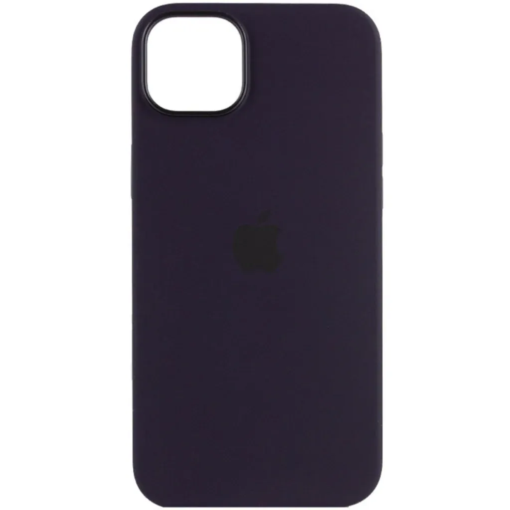 Чехол-накладка Silicone Full Case AAA MagSafe IC for iPhone 14 Elderberry