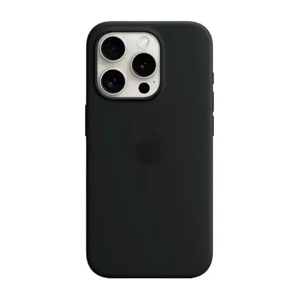Чехол-накладка Silicone Full Case AAA MagSafe IC for iPhone 15 Black