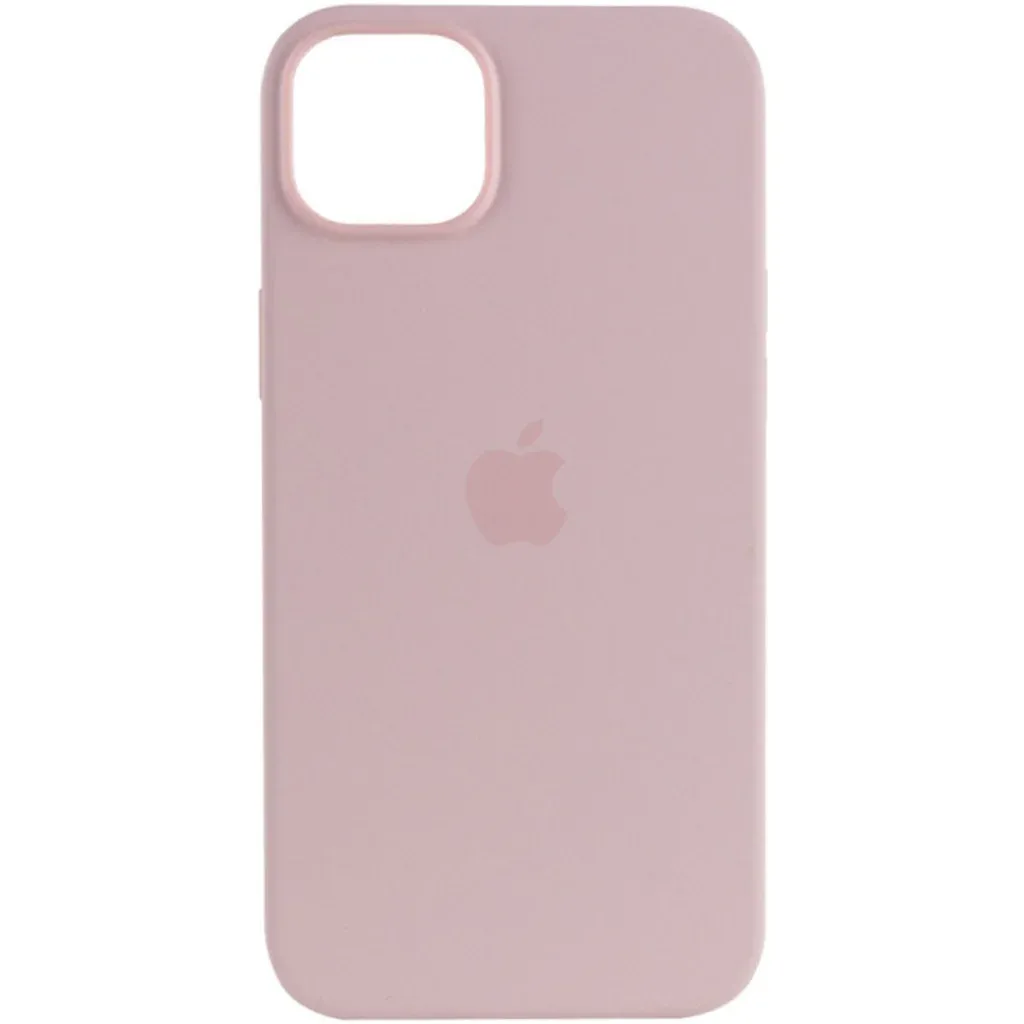 Чехол-накладка Silicone Full Case AAA MagSafe IC for iPhone 14 Pro Chalk Pink