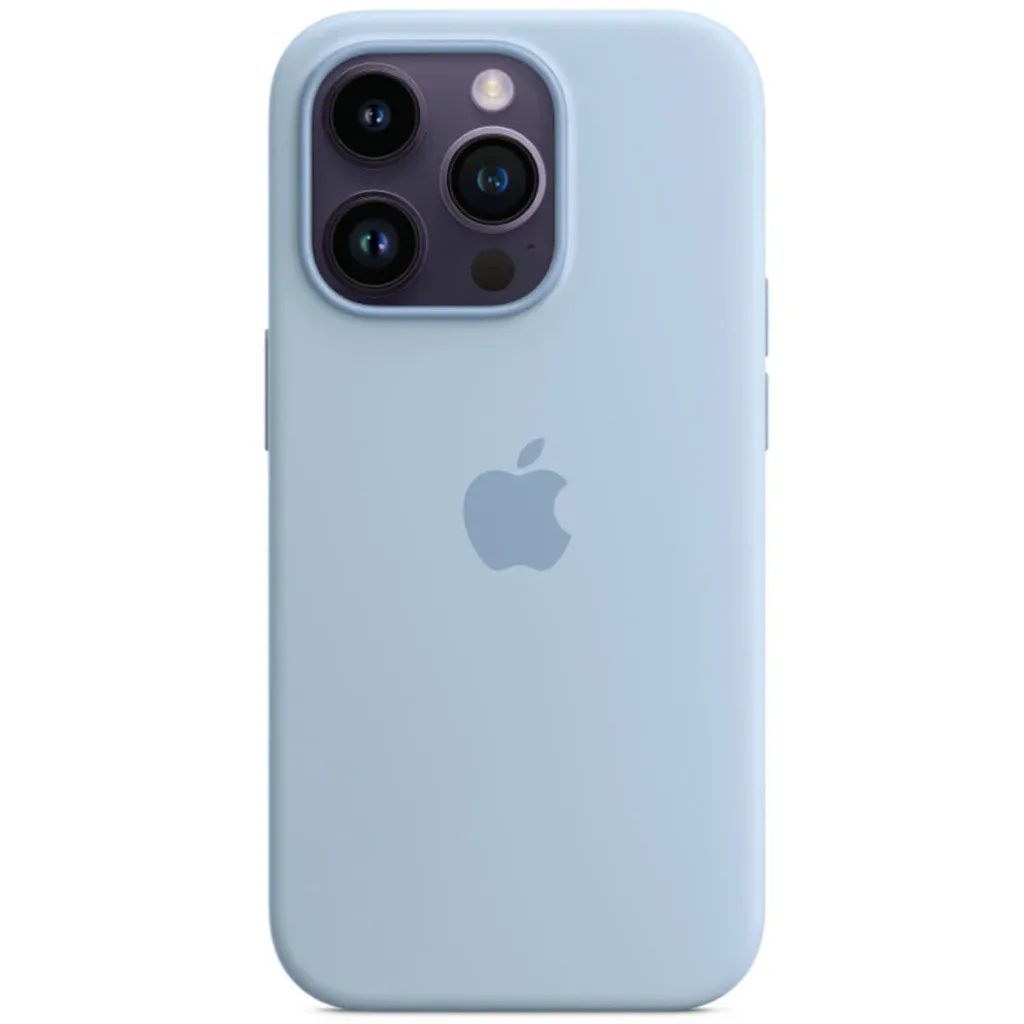 Чохол-накладка Silicone Full Case AAA MagSafe IC for iPhone 14 Sky