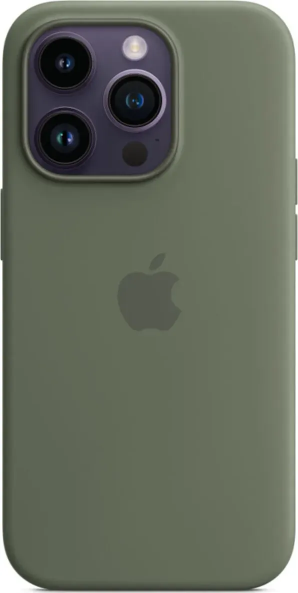 Чехол-накладка Silicone Full Case AAA MagSafe IC for iPhone 14 Pro Olive