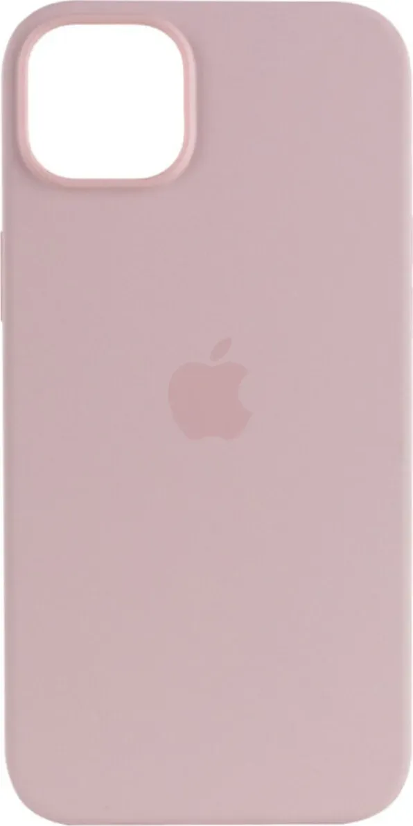 Чохол-накладка Silicone Full Case AAA MagSafe IC for iPhone 14 Chalk Pink