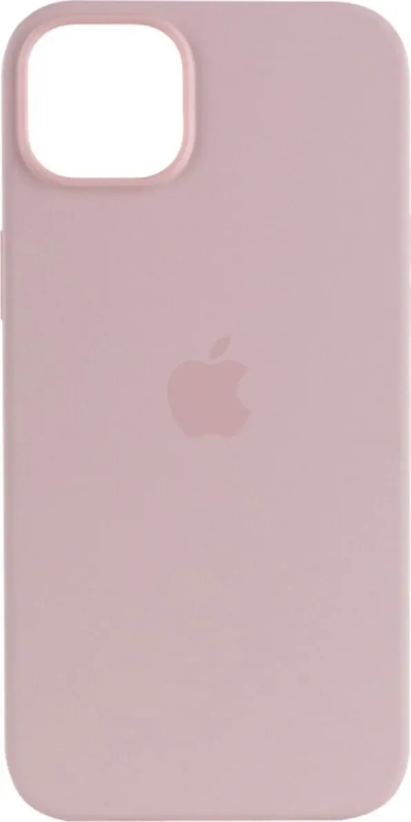 Чохол-накладка Silicone Full Case AAA MagSafe IC for iPhone 14 Pro Max Chalk Pink