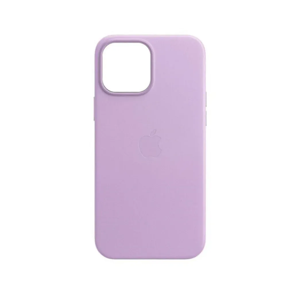 Чохол-накладка Leather AAA Full Magsafe IC for iPhone 15 Elegant Purple