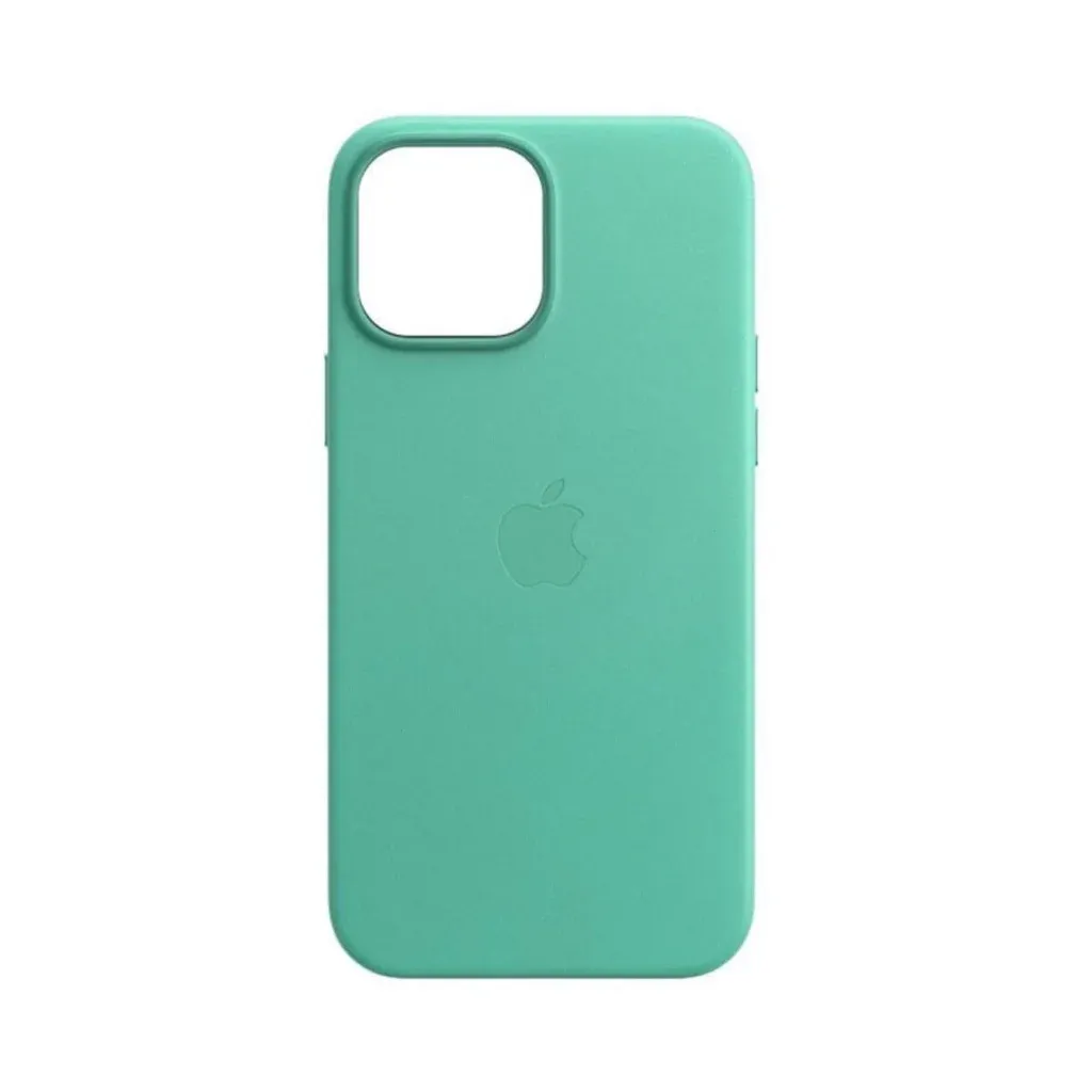 Чехол-накладка Leather AAA Full Magsafe IC for iPhone 14 Pro Ice Sea Blue