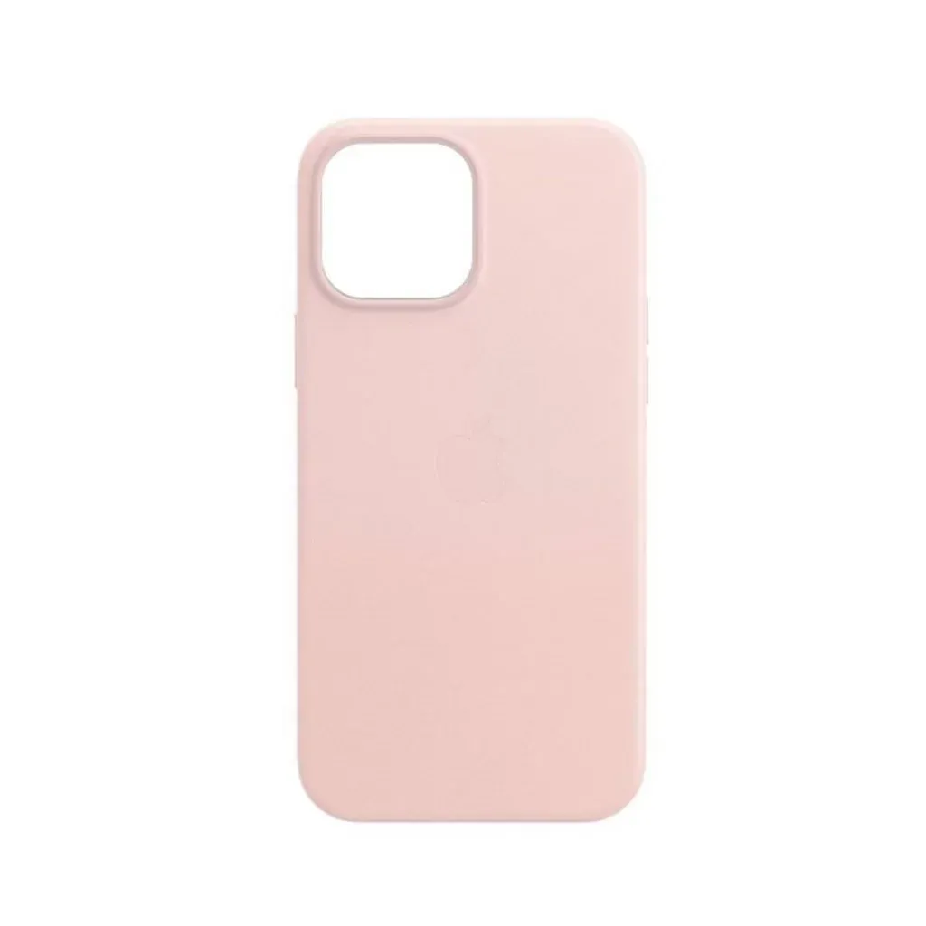 Чехол-накладка Leather AAA Full Magsafe IC for iPhone 15 Pro Max Sand Pink