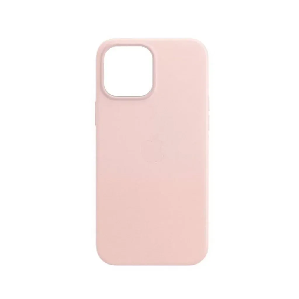 Чехол-накладка Leather AAA Full Magsafe IC for iPhone 14 Pro Max Sand Pink