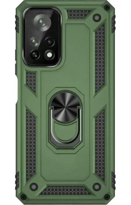 Чохол-накладка Cosmic Robot Ring for Xiaomi Redmi Note 11 Pro/Note 11 Pro 5G Army Green